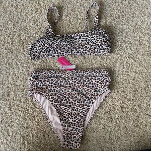 NWT Leopard Print Bikini